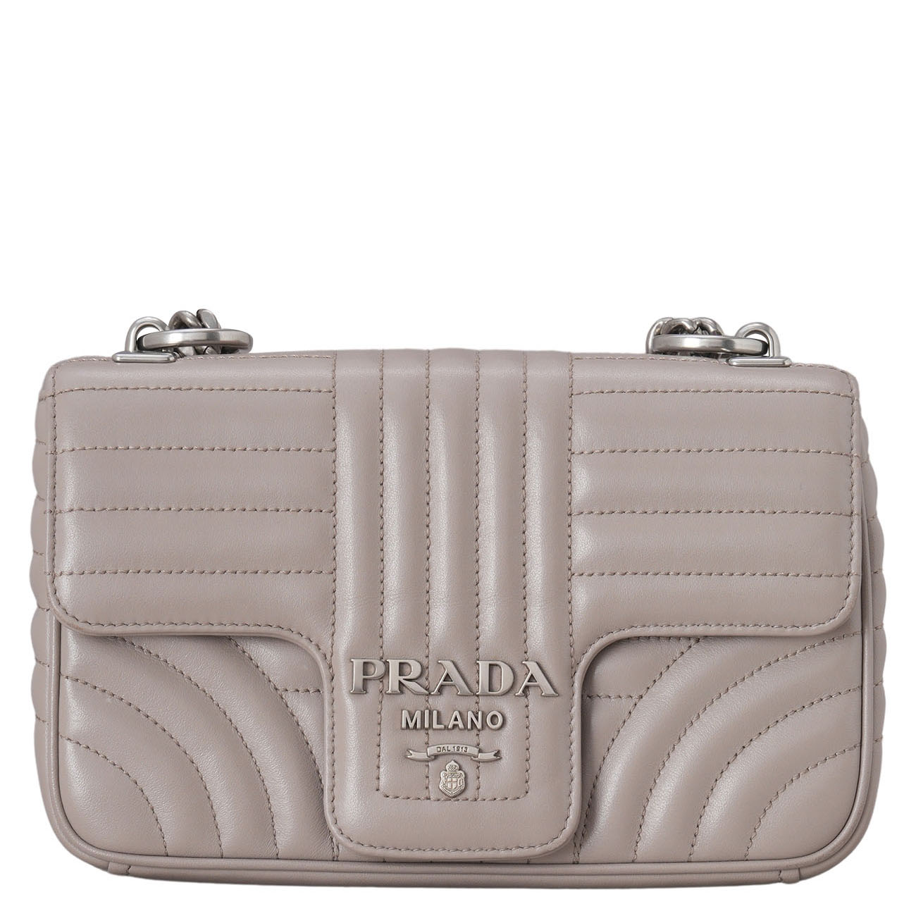 PRADA(USED)프라다 1BD107 다이어그램 체인 숄더백