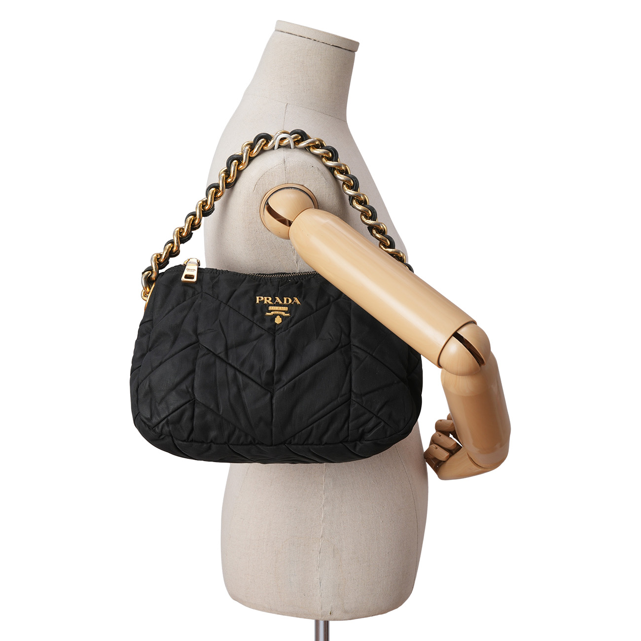 PRADA(USED)프라다 체인 숄더백
