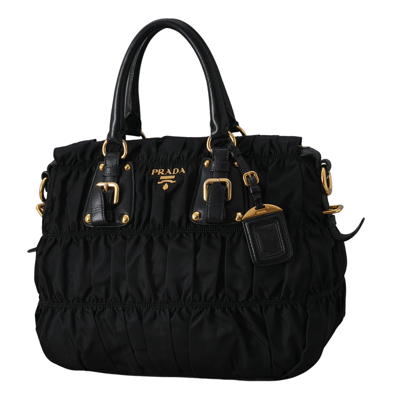 PRADA(USED)프라다 고프레 토트백