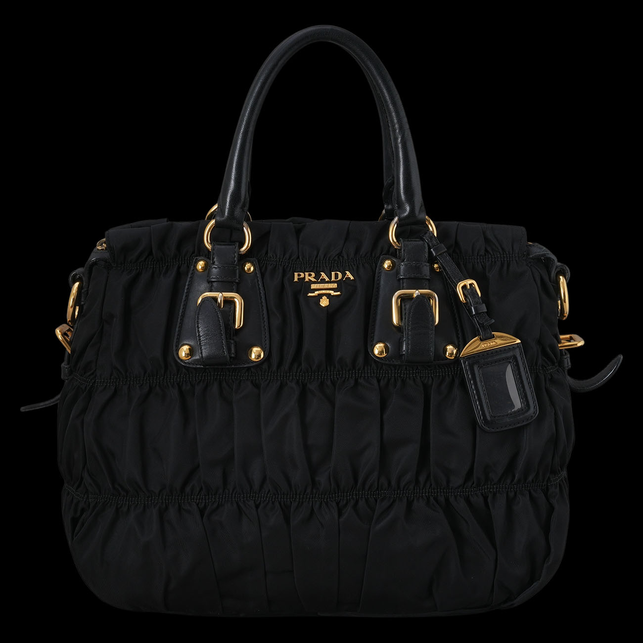 PRADA(USED)프라다 고프레 토트백