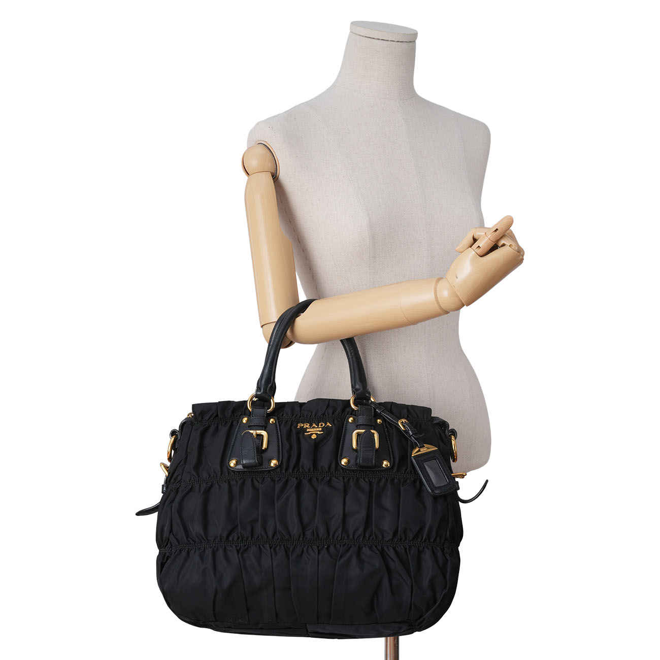 PRADA(USED)프라다 고프레 토트백