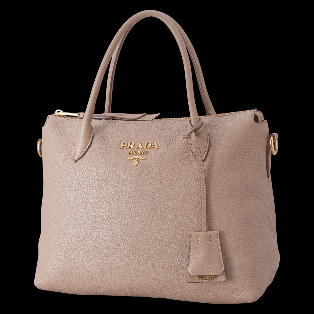 PRADA(USED)프라다 1BA157 비텔로 다이노 토트겸 숄더백