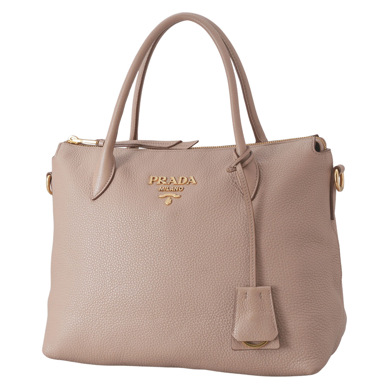 PRADA(USED)프라다 1BA157 비텔로 다이노 토트겸 숄더백