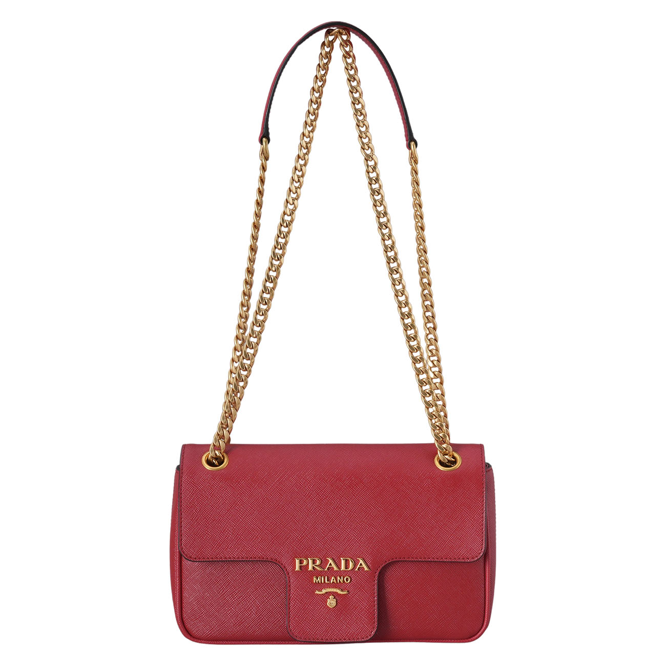 PRADA(USED)프라다 1BD193 사피아노 체인 숄더백