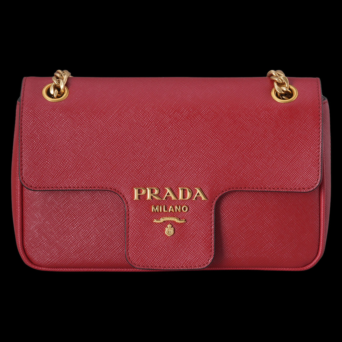 PRADA(USED)프라다 1BD193 사피아노 체인 숄더백