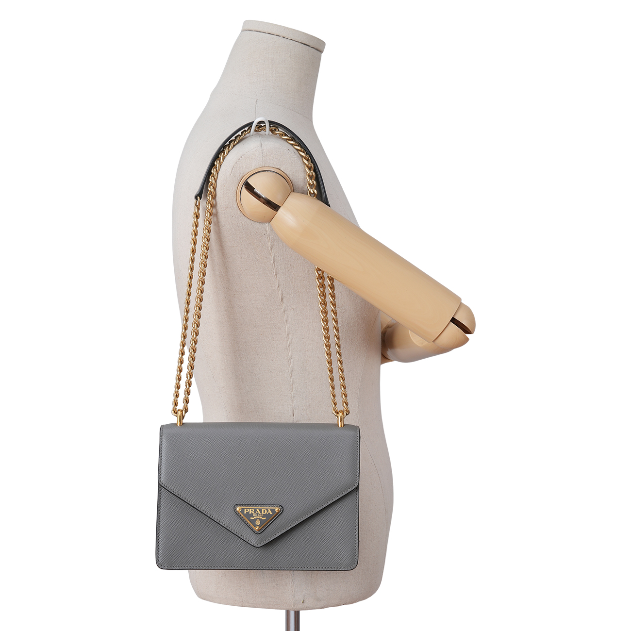 PRADA(USED)프라다 1BD200 사피아노 체인백