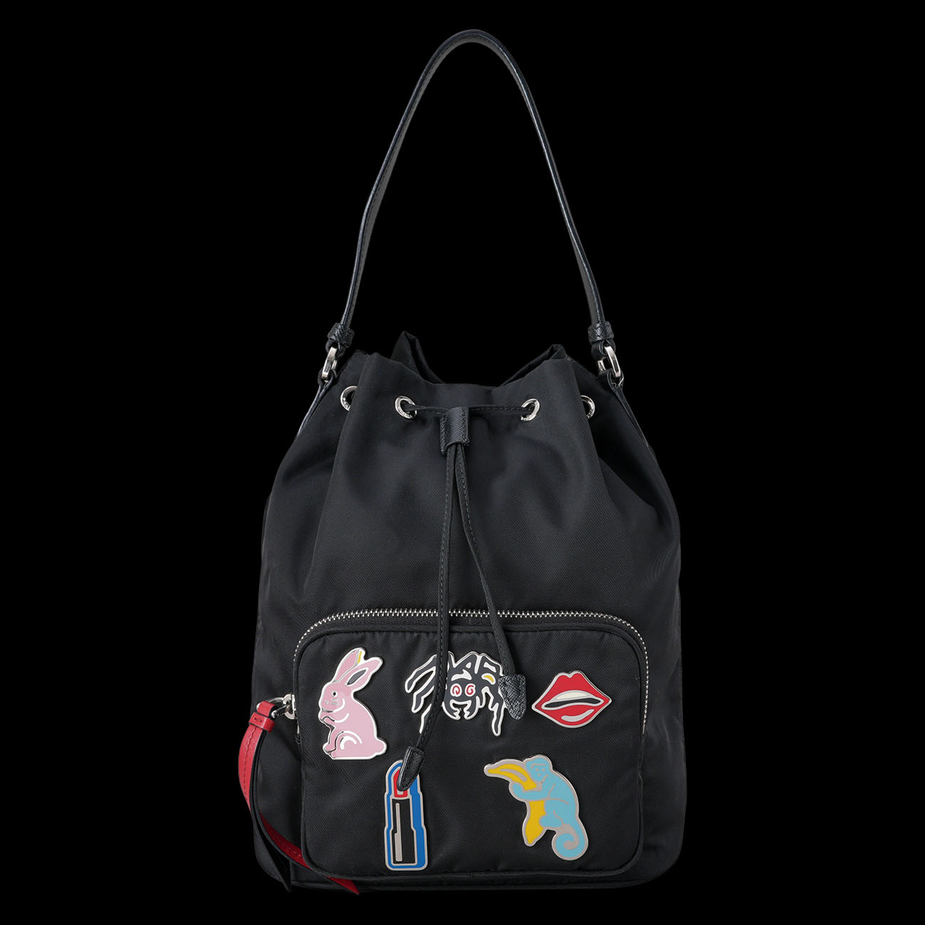 PRADA(USED)프라다 나일론 버킷백