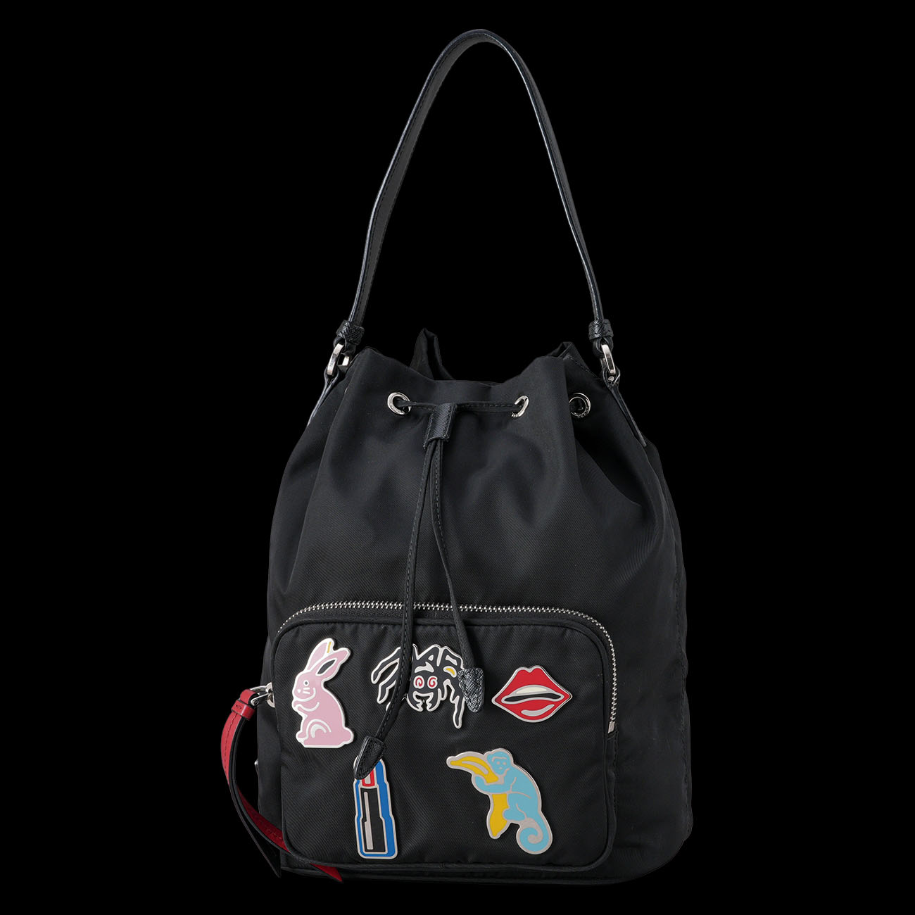 PRADA(USED)프라다 나일론 버킷백