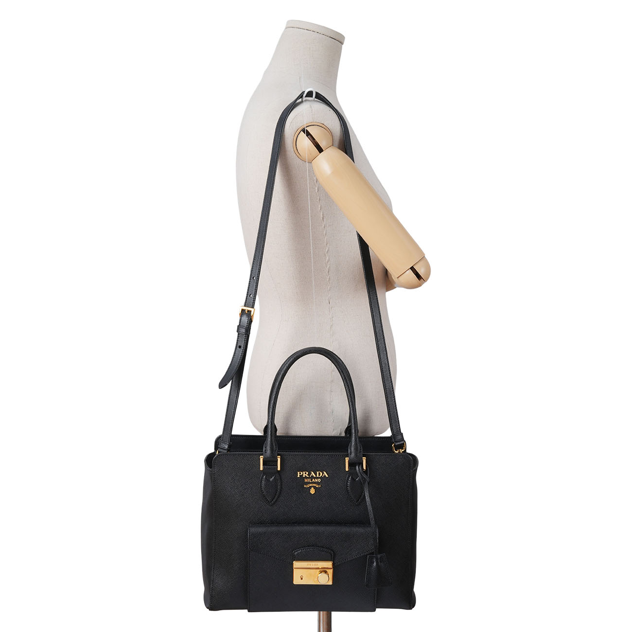 PRADA(USED)프라다 사피아노 토트겸 숄더백
