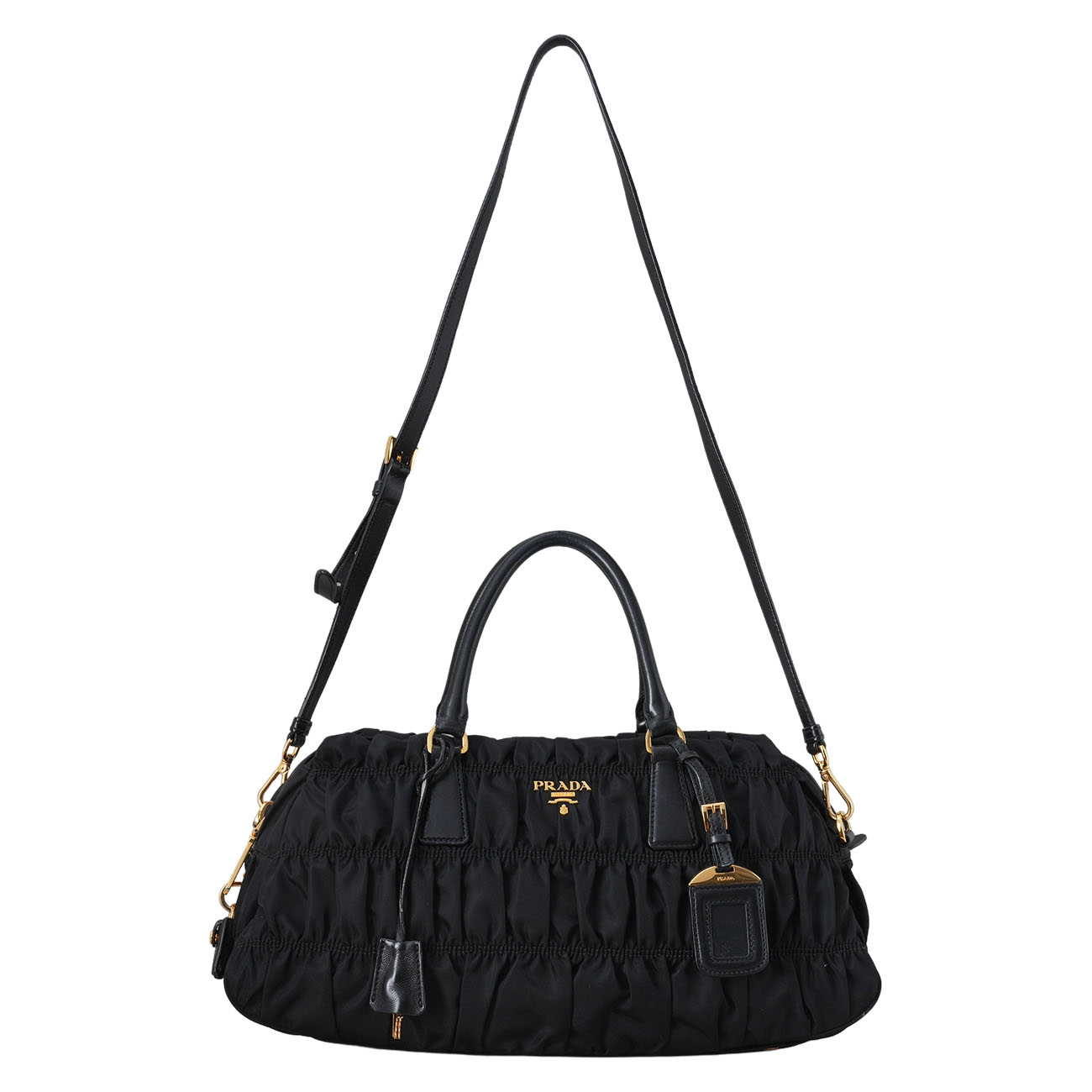 PRADA(USED)프라다 고프레 토트백