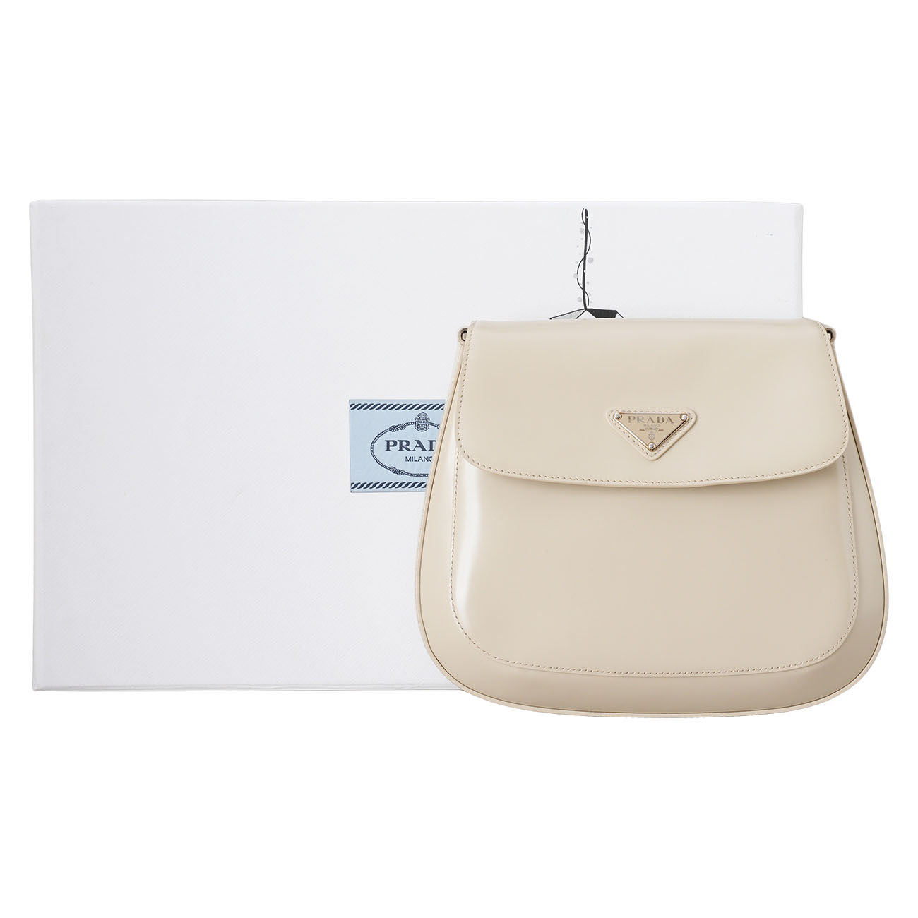 PRADA(USED)프라다 1BD303 클레오 브러시드 숄더백