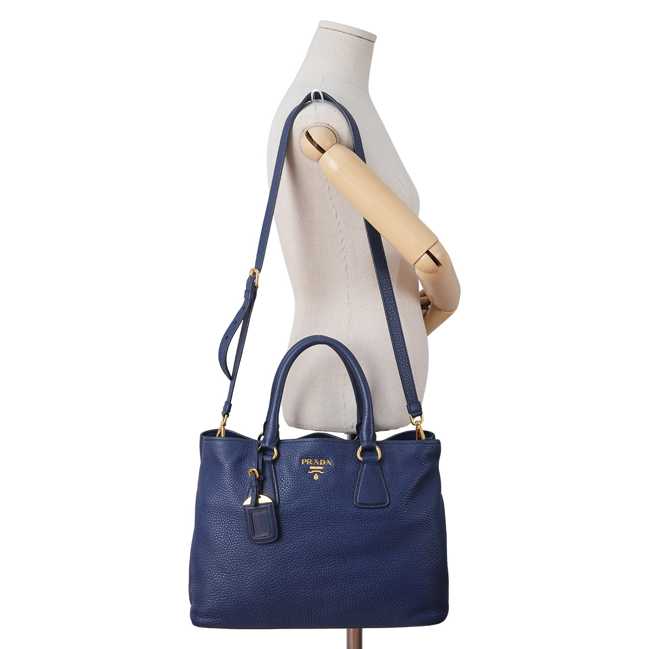 PRADA(USED)프라다 BN2794 비텔로 다이노 토트겸 숄더백