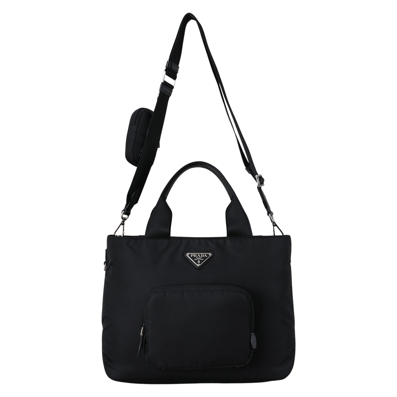 PRADA(USED)프라다 1BG354 나일론 벨라 토트백