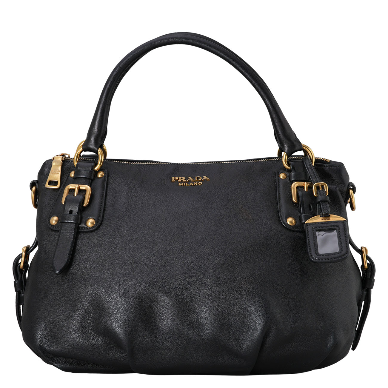 PRADA(USED)프라다 BR4281 소프트 카프 토트백