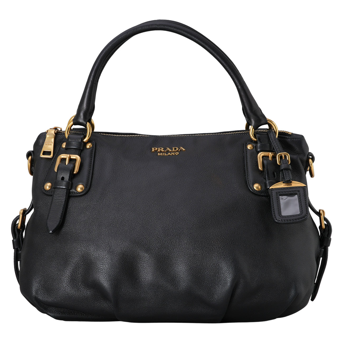 PRADA(USED)프라다 BR4281 소프트 카프 토트백