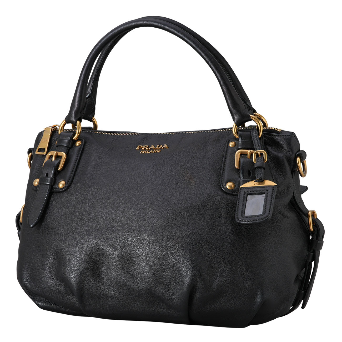 PRADA(USED)프라다 BR4281 소프트 카프 토트백