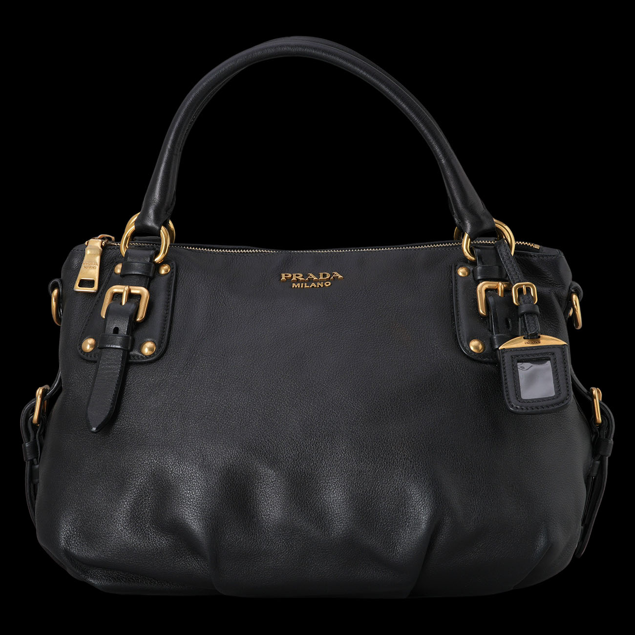 PRADA(USED)프라다 BR4281 소프트 카프 토트백