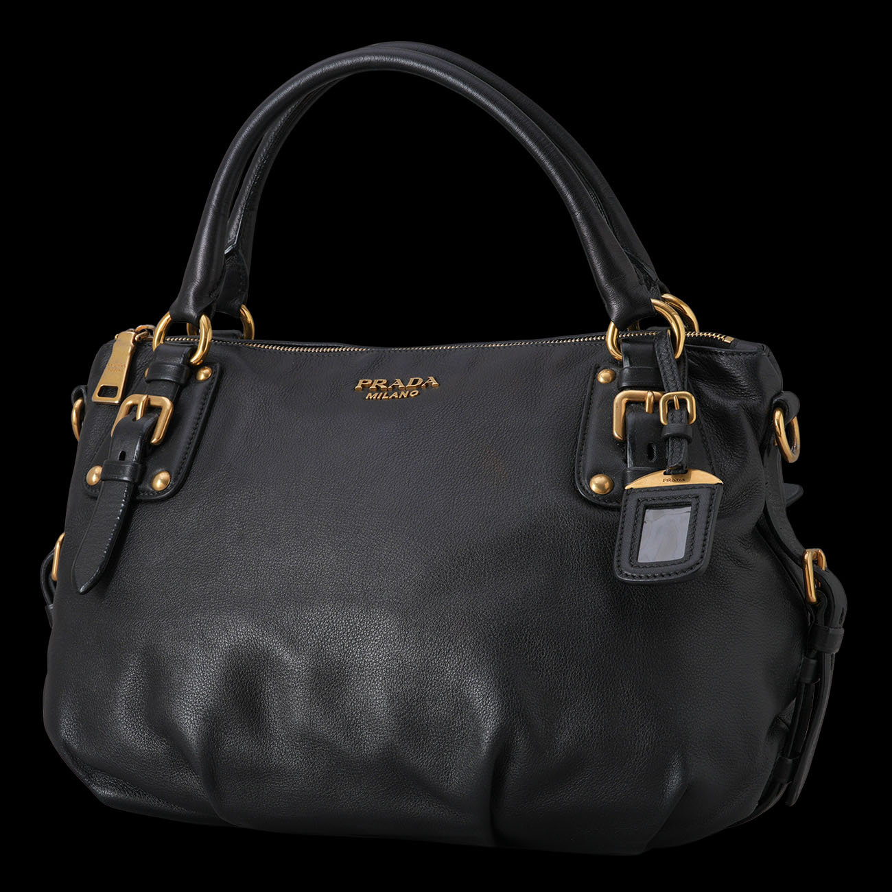 PRADA(USED)프라다 BR4281 소프트 카프 토트백