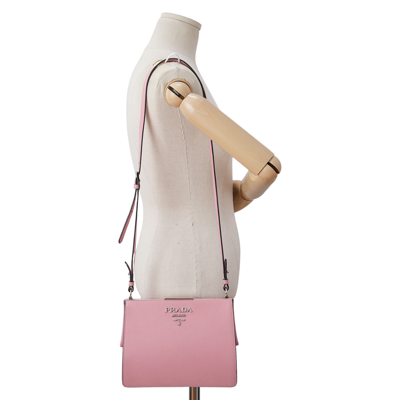 PRADA(USED)프라다 1BK046 사피아노 라이트 프레임 크로스