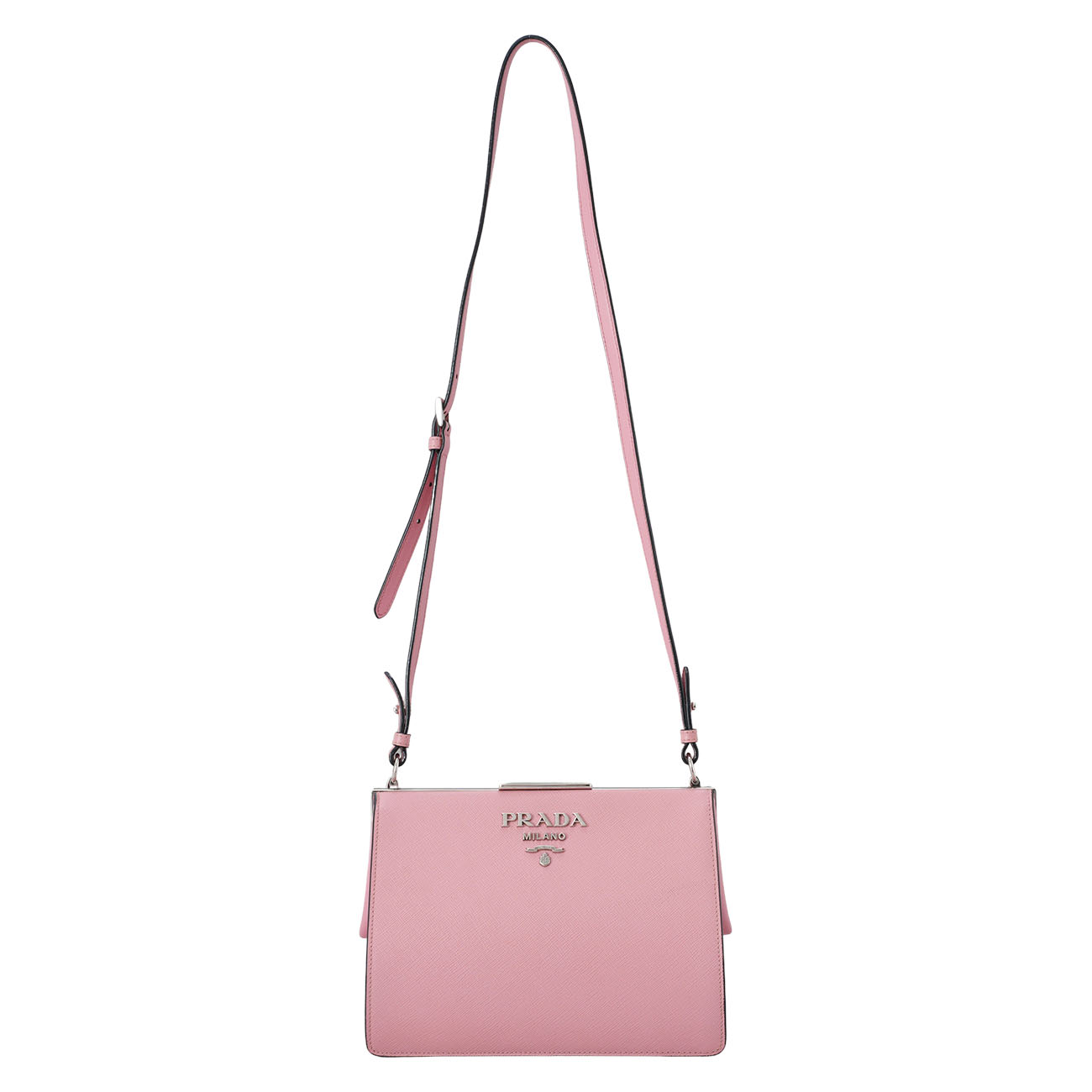 PRADA(USED)프라다 1BK046 사피아노 라이트 프레임 크로스