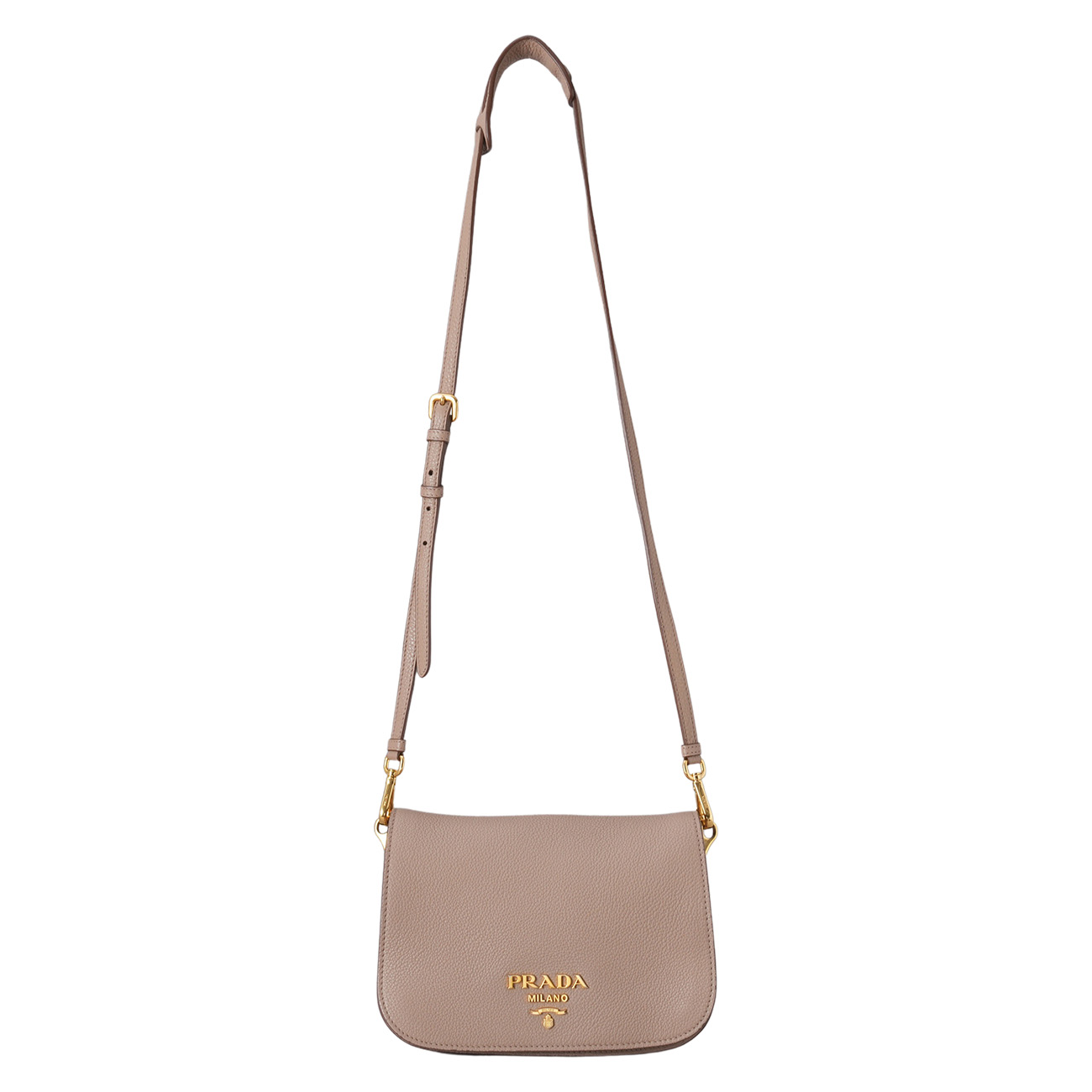 PRADA(USED)프라다 1BD274 다이노 레더 숄더백