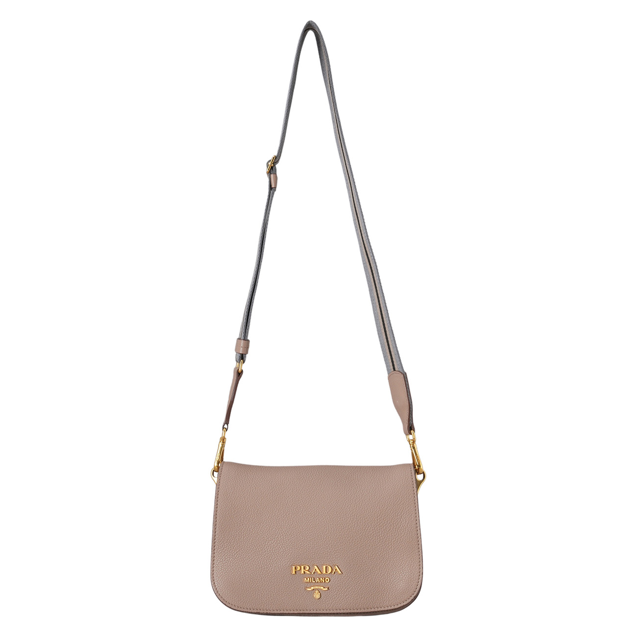 PRADA(USED)프라다 1BD274 다이노 레더 숄더백