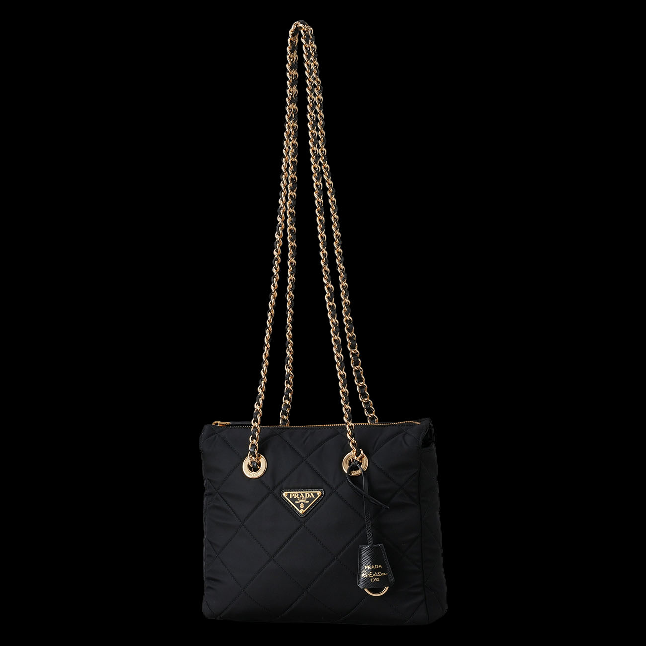 PRADA(USED)프라다 나일론 퀼팅 숄더백