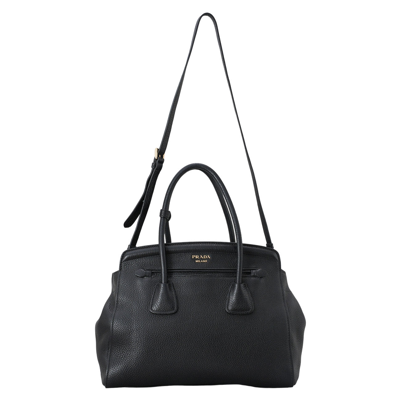 PRADA(USED)프라다 BN2572 비텔로 다이노 토트겸 숄더백
