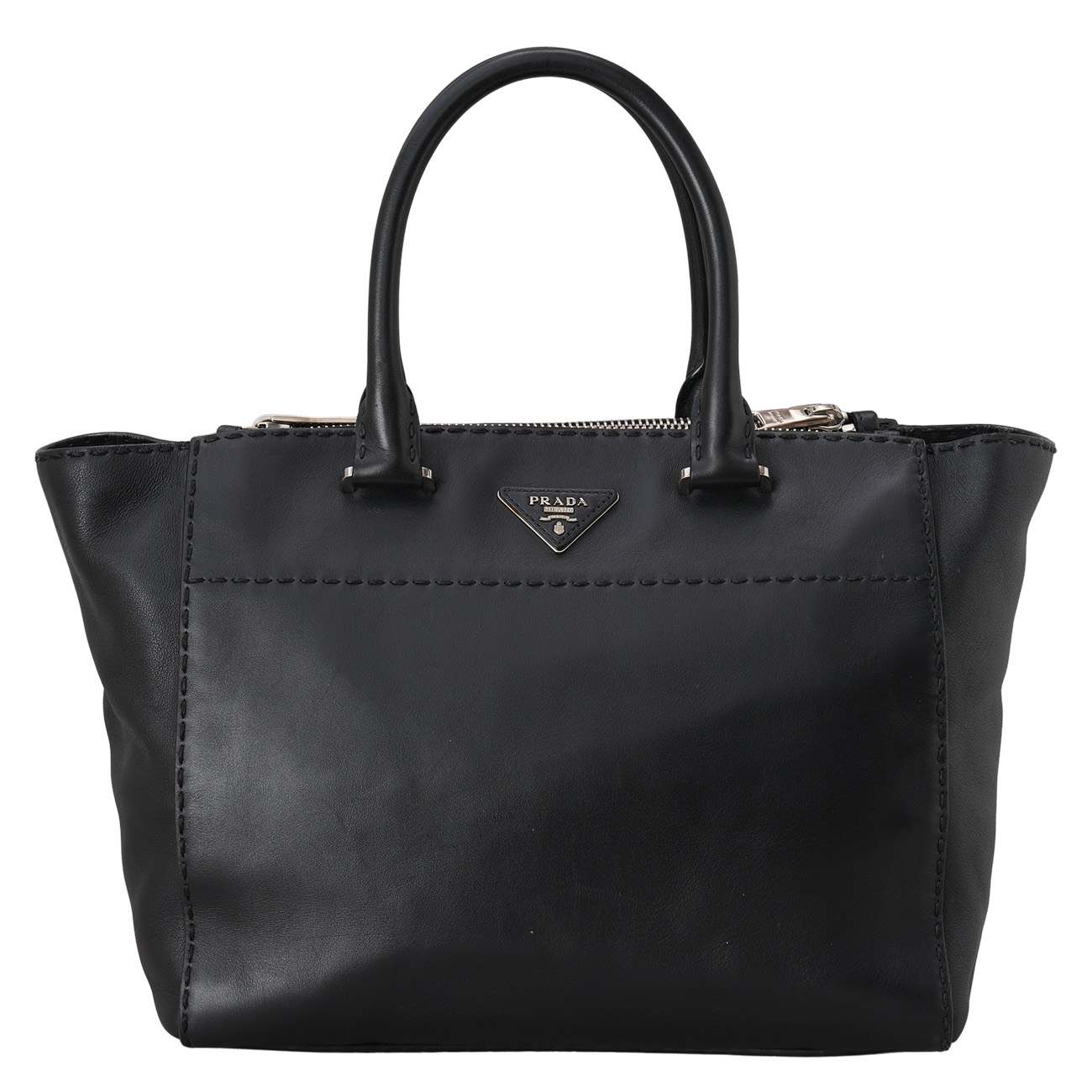 PRADA(USED)프라다 레더 토트백