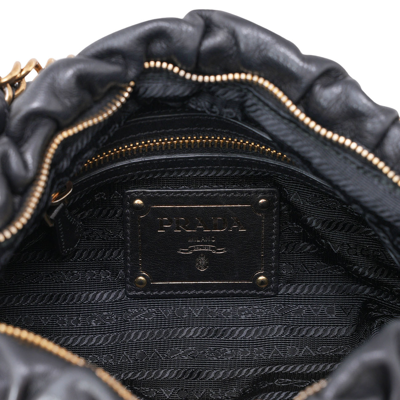 PRADA(USED)프라다 소프트카프 체인 숄더백
