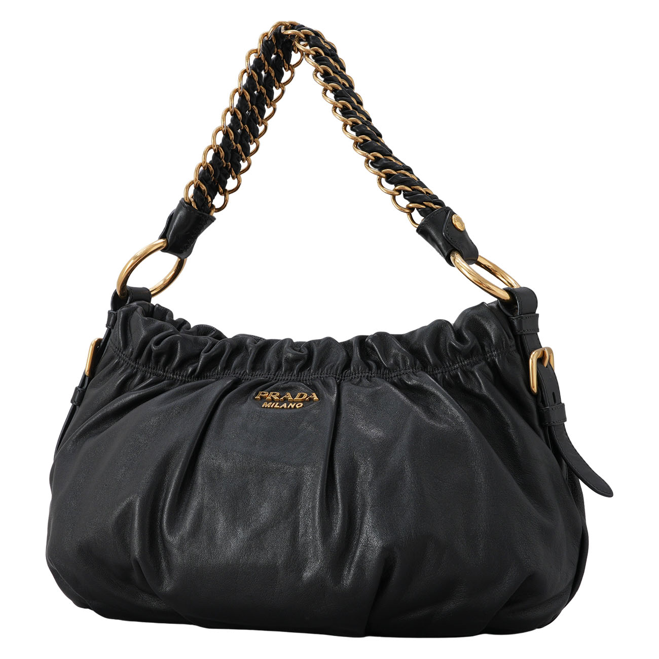 PRADA(USED)프라다 소프트카프 체인 숄더백