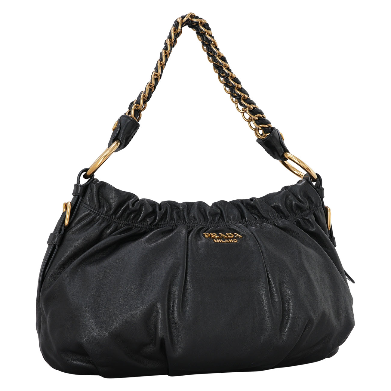 PRADA(USED)프라다 소프트카프 체인 숄더백