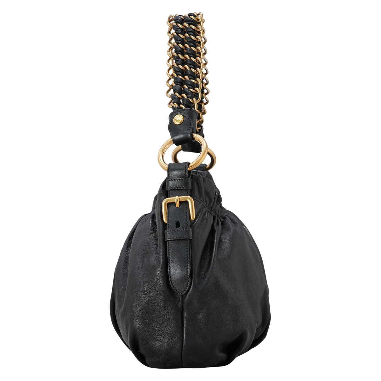 PRADA(USED)프라다 소프트카프 체인 숄더백