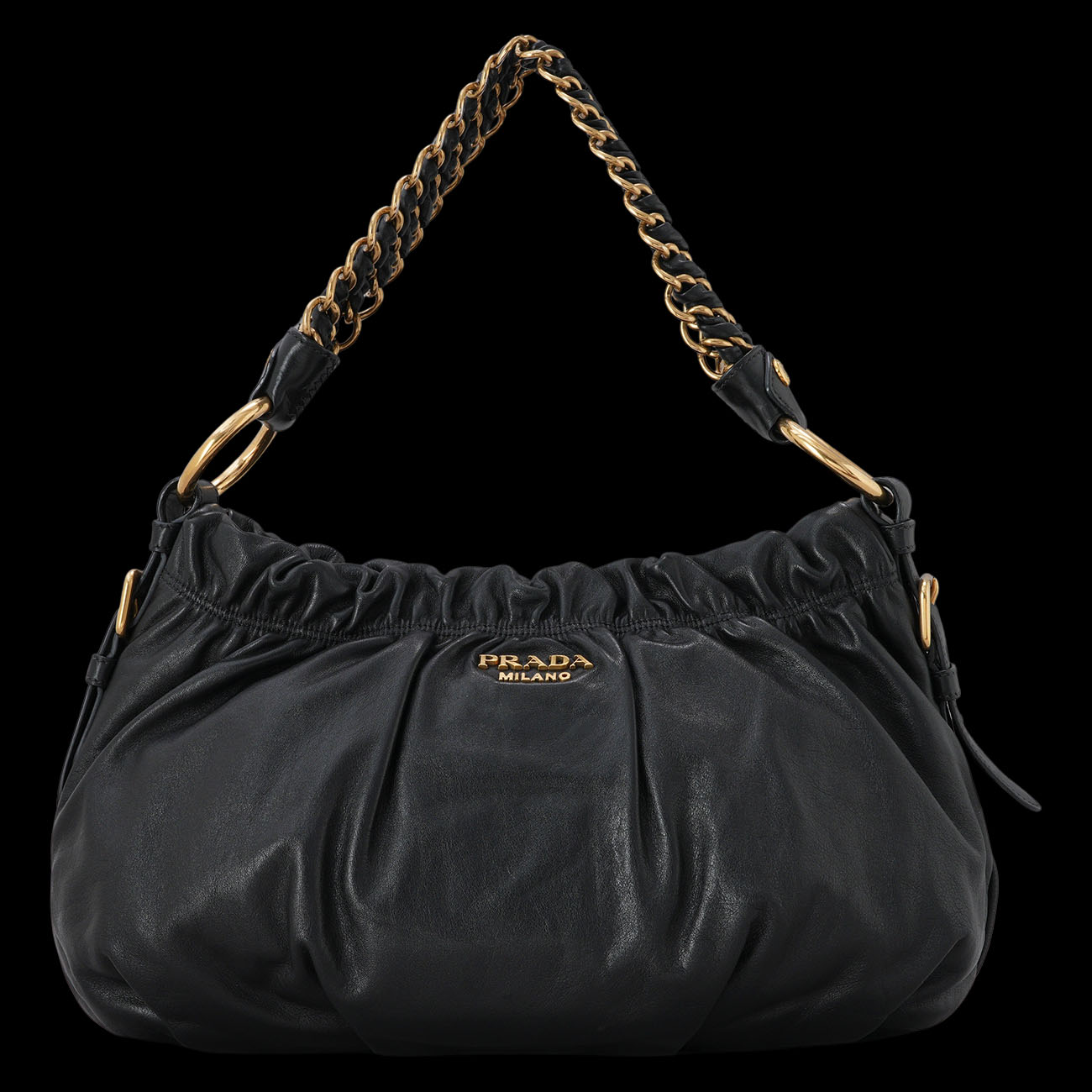 PRADA(USED)프라다 소프트카프 체인 숄더백