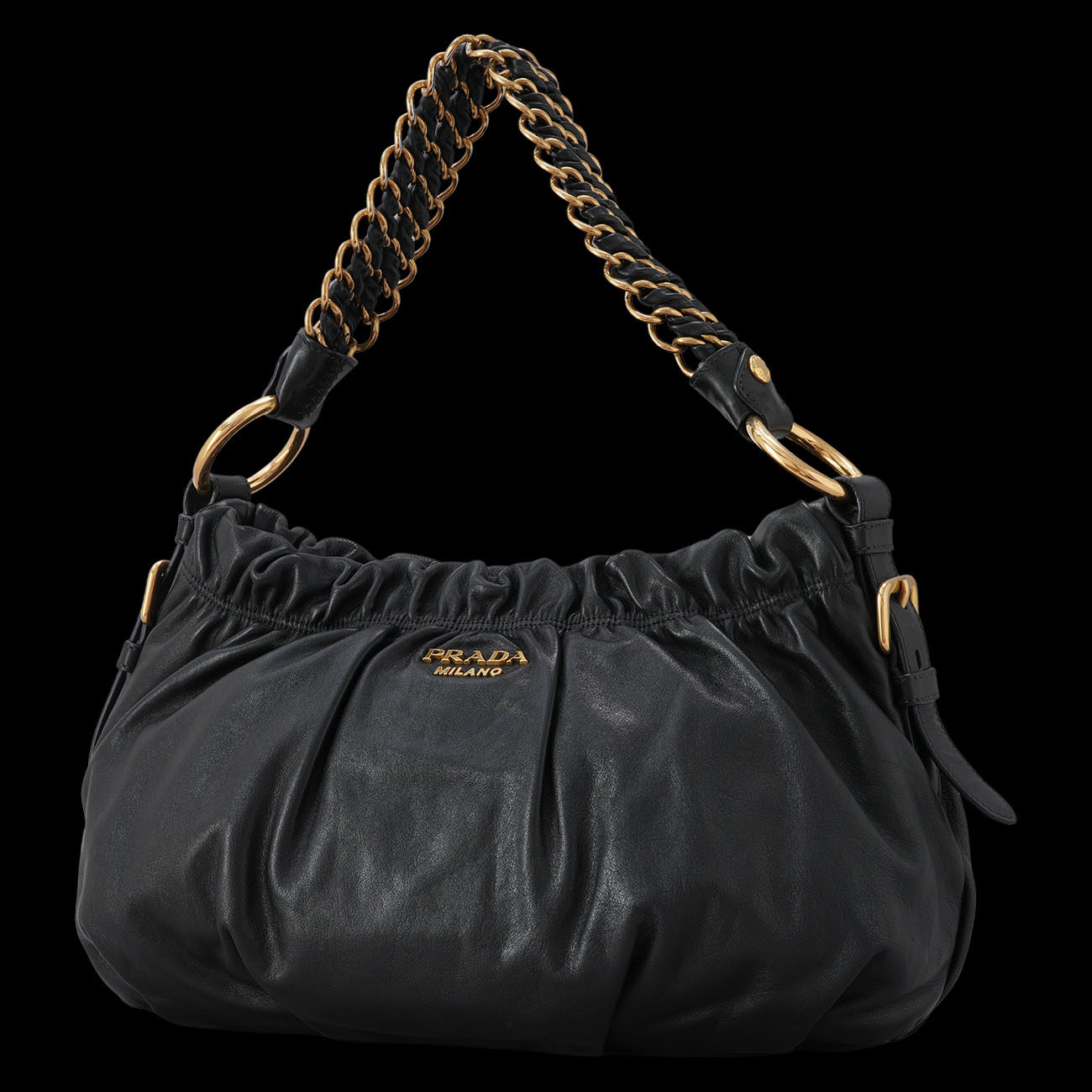 PRADA(USED)프라다 소프트카프 체인 숄더백