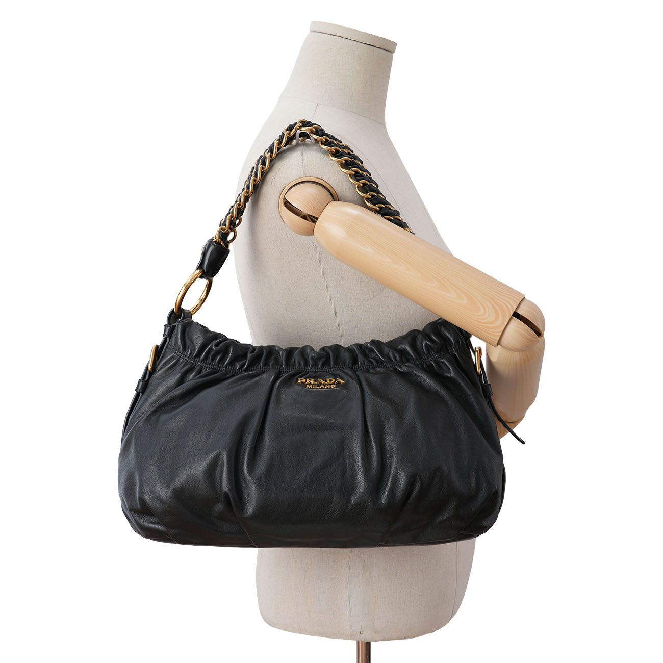 PRADA(USED)프라다 소프트카프 체인 숄더백