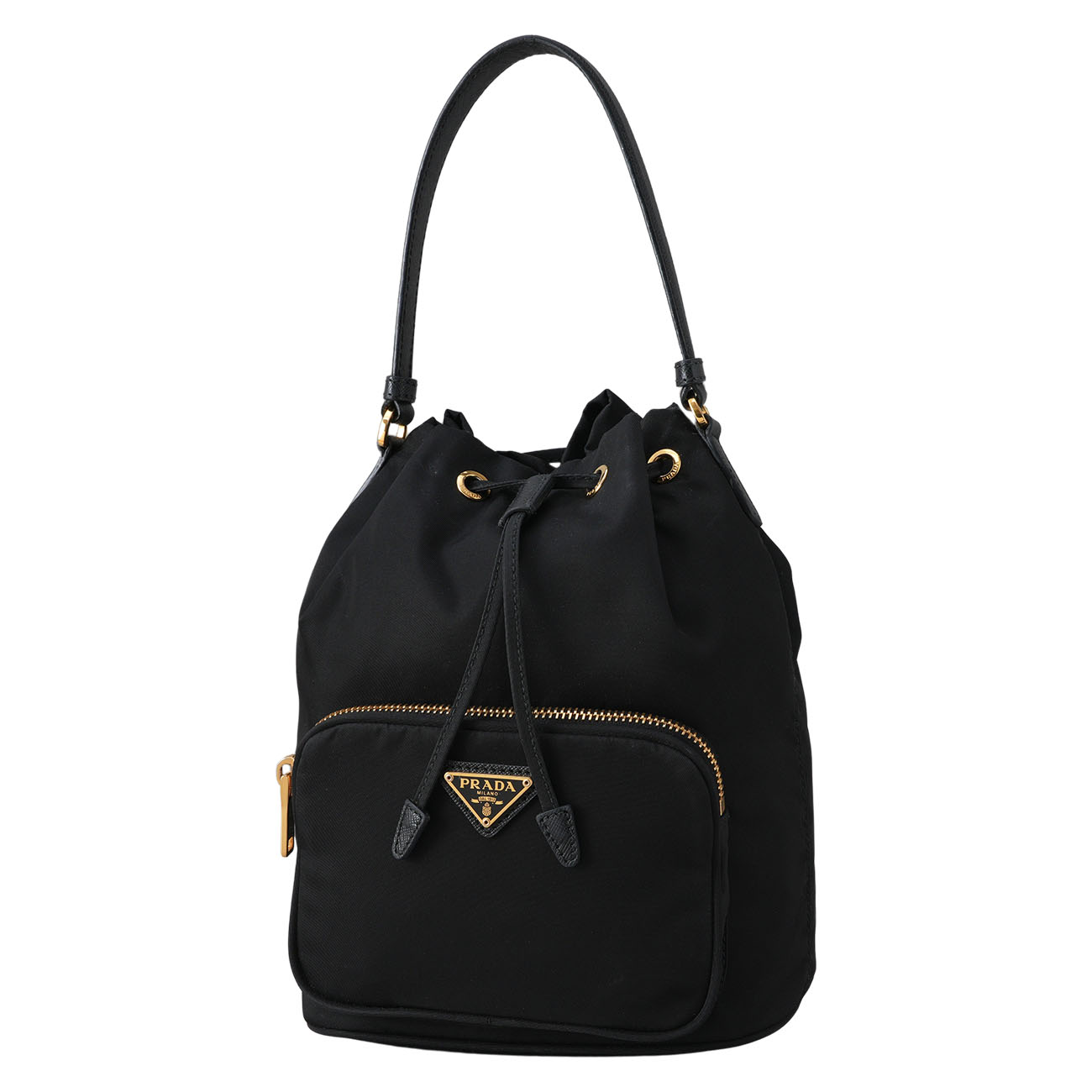 PRADA(USED)프라다 1BH038  리나일론 버킷백