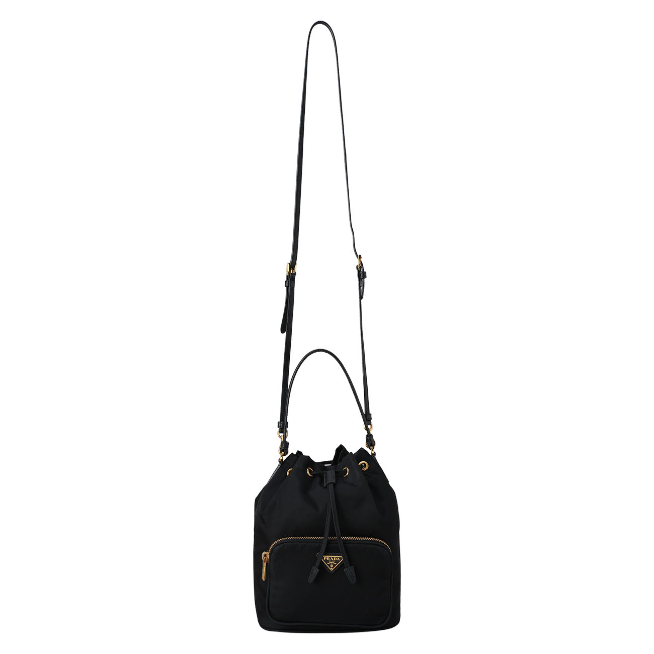 PRADA(USED)프라다 1BH038  리나일론 버킷백