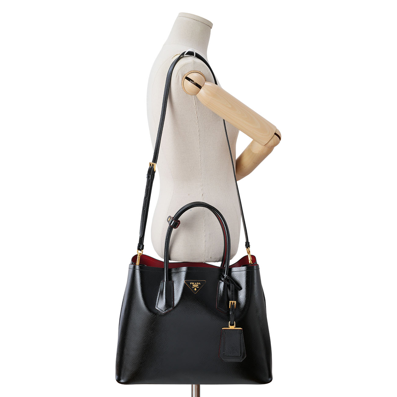 PRADA(USED)프라다 B2756T 사피아노 두블레 백