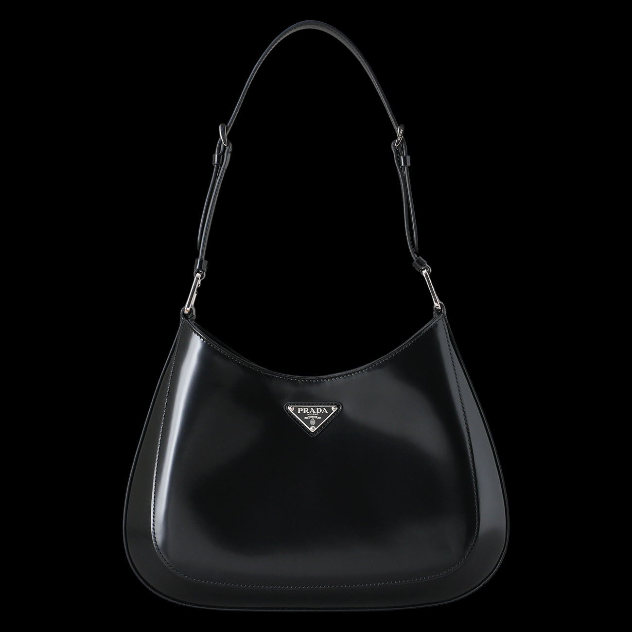 PRADA(USED)프라다 1BC156 브러시드 클레오 숄더백