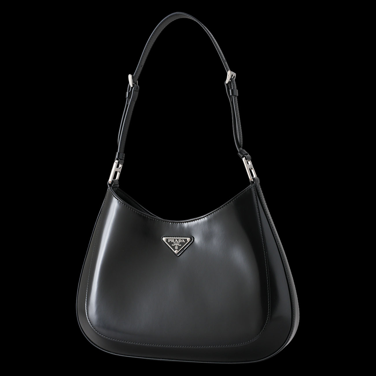 PRADA(USED)프라다 1BC156 브러시드 클레오 숄더백