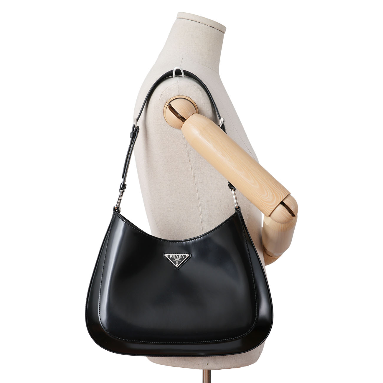 PRADA(USED)프라다 1BC156 브러시드 클레오 숄더백