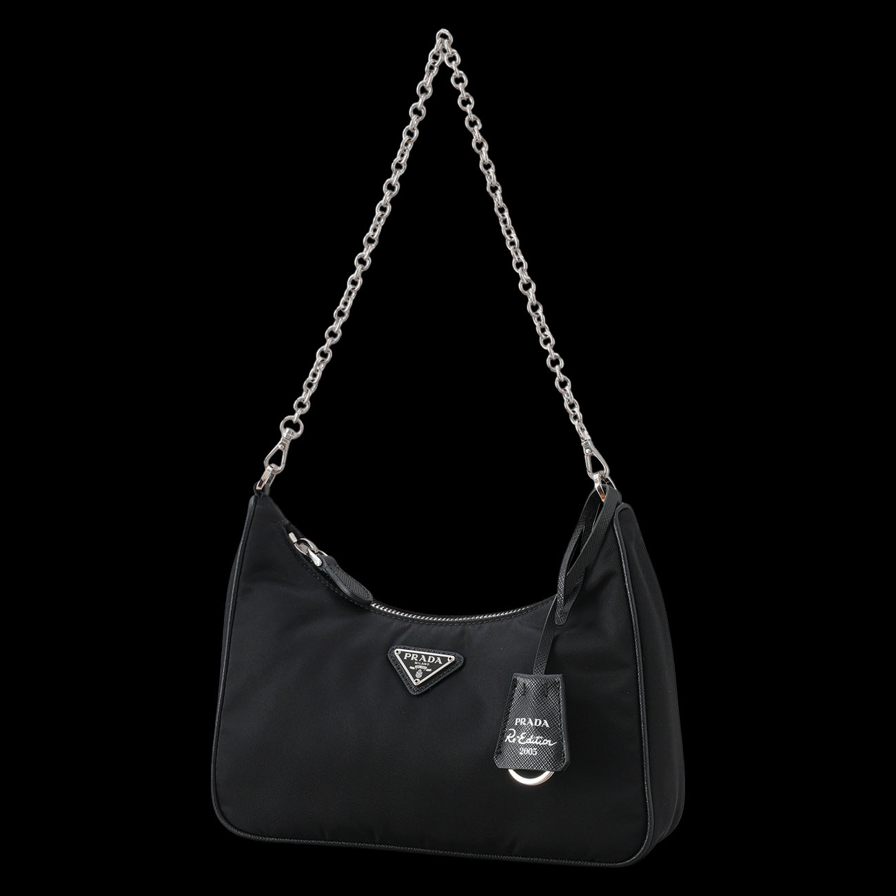 PRADA(USED)프라다 1BH204 리에디션 리나일론 호보백