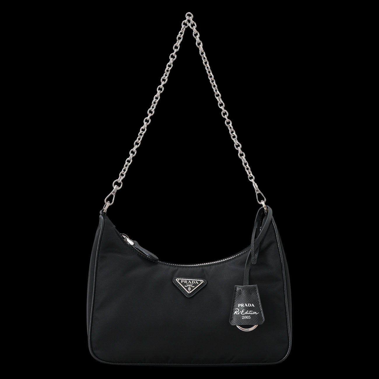 PRADA(USED)프라다 1BH204 리에디션 리나일론 호보백