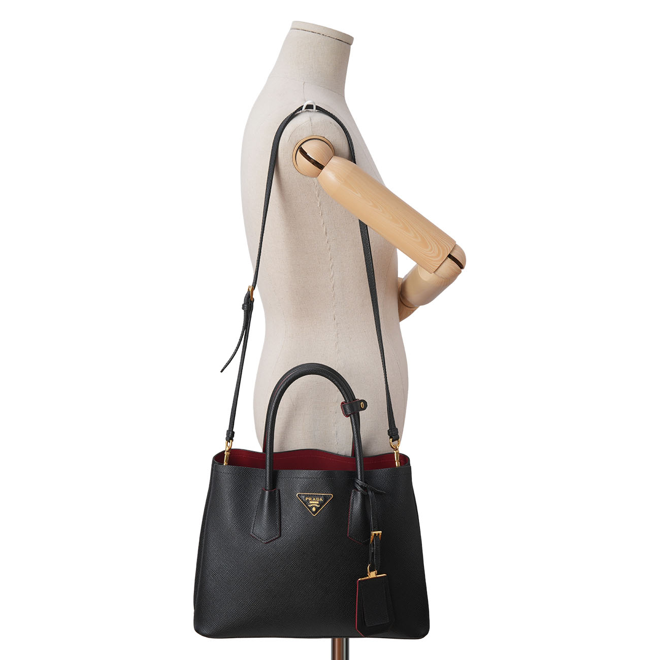 PRADA(USED)프라다 1BG887 사피아노 두블레 스몰 토트백
