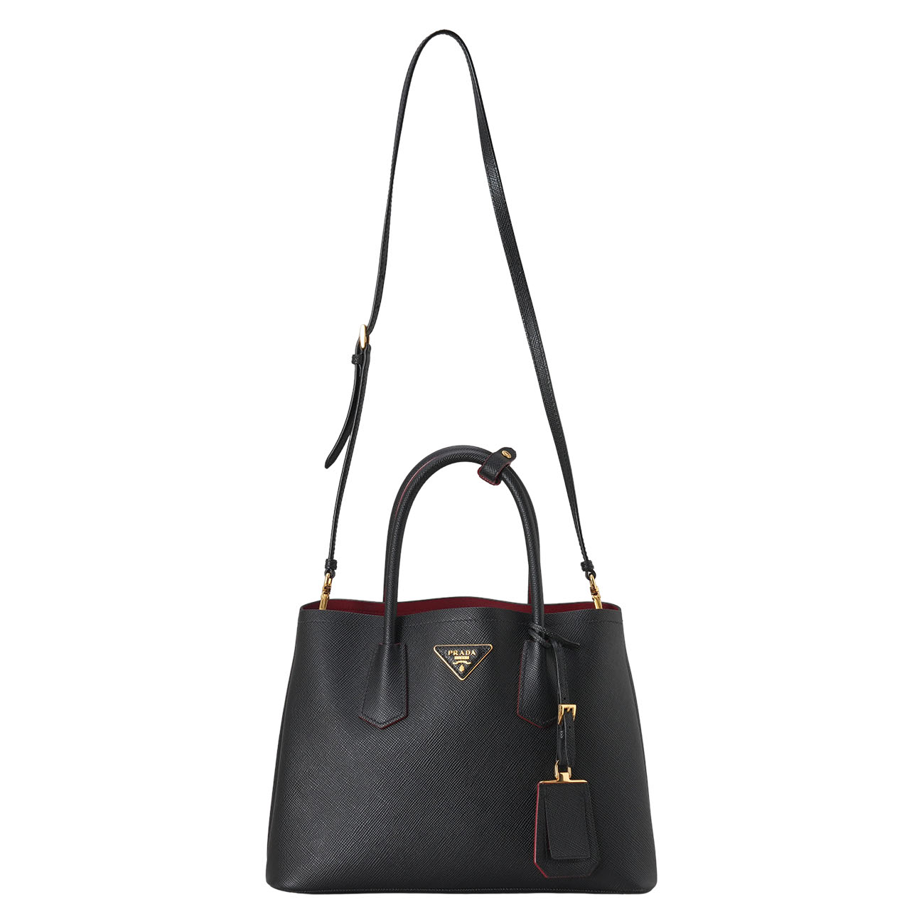 PRADA(USED)프라다 1BG887 사피아노 두블레 스몰 토트백