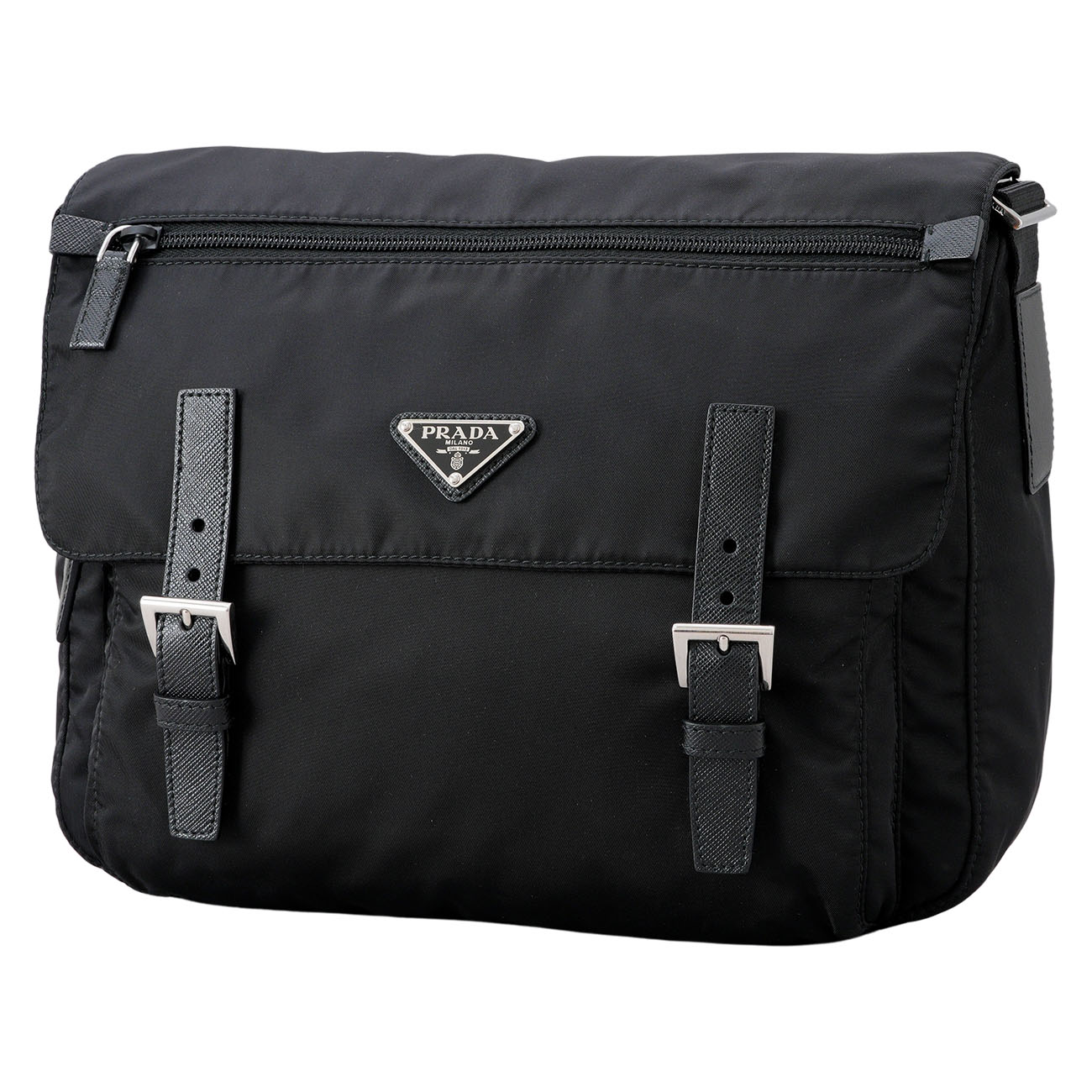 PRADA(USED)프라다 1BD671 리나일론 메신저 백