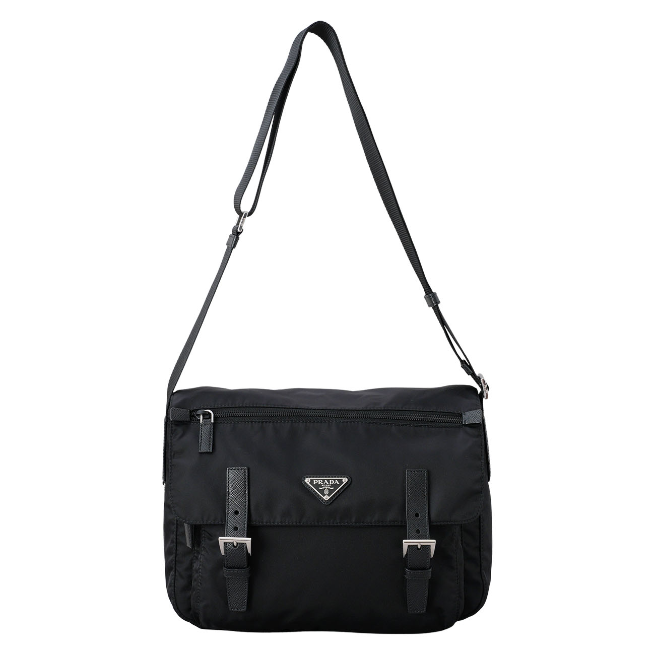 PRADA(USED)프라다 1BD671 리나일론 메신저 백