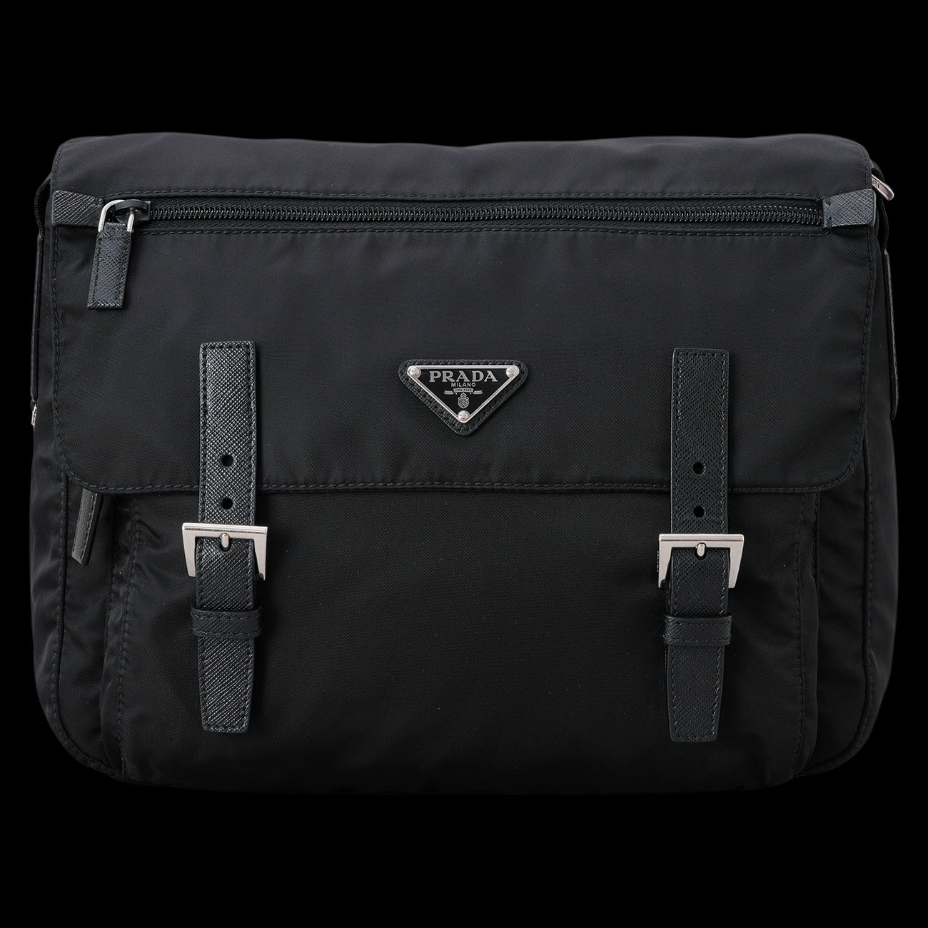 PRADA(USED)프라다 1BD671 리나일론 메신저 백