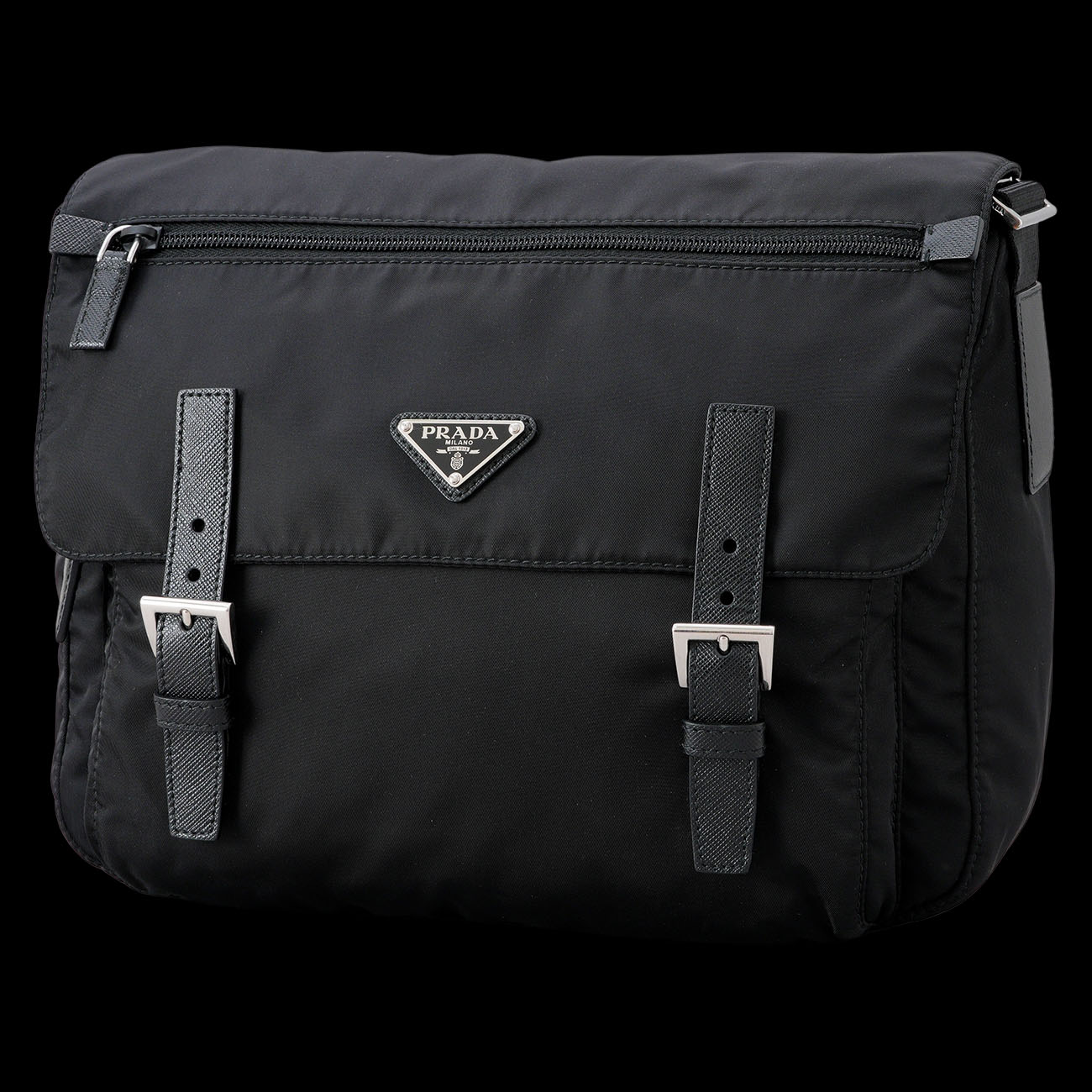 PRADA(USED)프라다 1BD671 리나일론 메신저 백